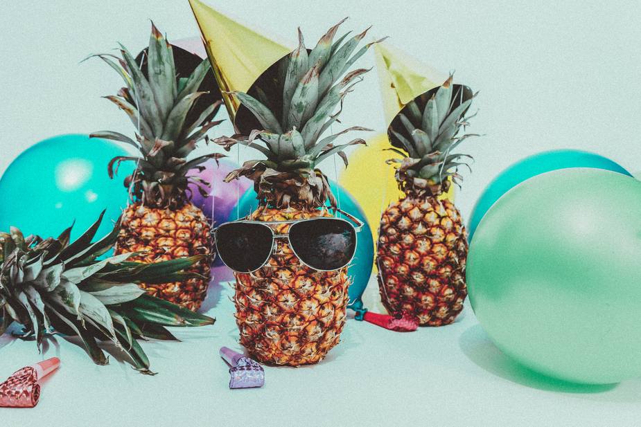 Pineapple Background Download (Digital)